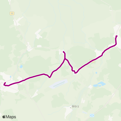 regiobus Potsdam Mittelmark Brück ↔︎ Gömnigk map