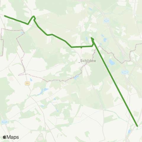 S-Bahn Berlin 🅢 Hohen Neuendorf ↔︎ 🅢 Blankenburg (Berlin) map