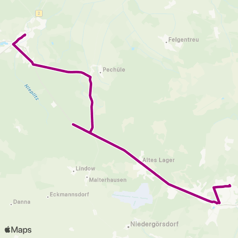 A. Reich Busbetrieb Pechüle ↔︎ Markt map