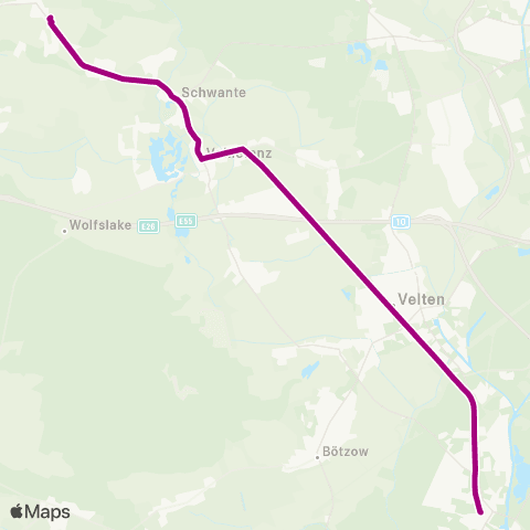 DB Regio  map
