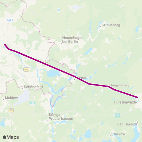 ODEG Ostdeutsche Eisenbahn Park Sanssouci Bhf ↔︎ 🅢 Potsdam Hbf map