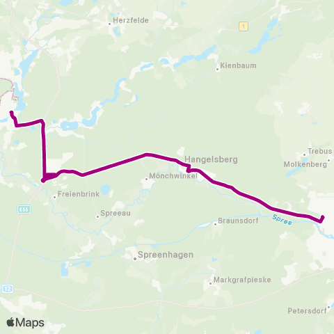 Busverkehr Oder-Spree  map