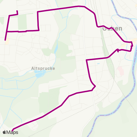 Cottbusverkehr Hochhaus ↔︎ Kaltenborn map
