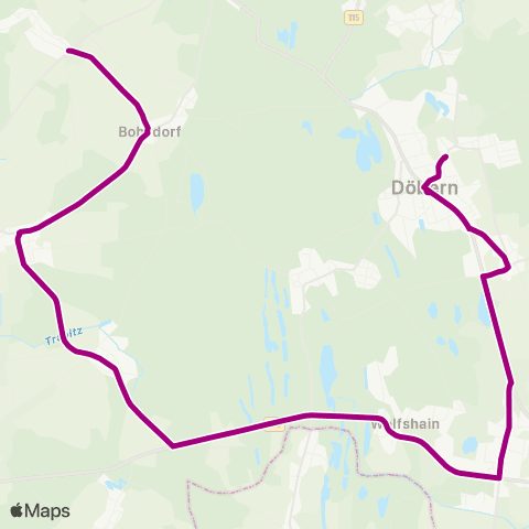 Cottbusverkehr Abzweig Bohsdorf ↔︎ Deutsches Haus map