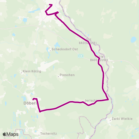 Cottbusverkehr Deutsches Haus ↔︎ Busbahnhof map