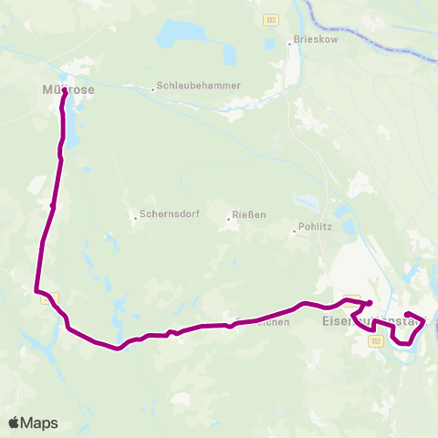 Busverkehr Oder-Spree Eisenhüttenstadt ↔︎ Markt map