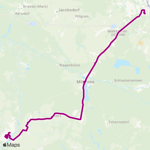 Busverkehr Oder-Spree  map