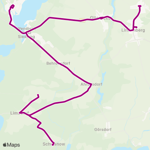 Busverkehr Oder-Spree Lindenberg Schule ↔︎ Möllendorf map