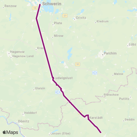 Betreiber: ecoVista Hbf ↔︎ Quitzow B5 map