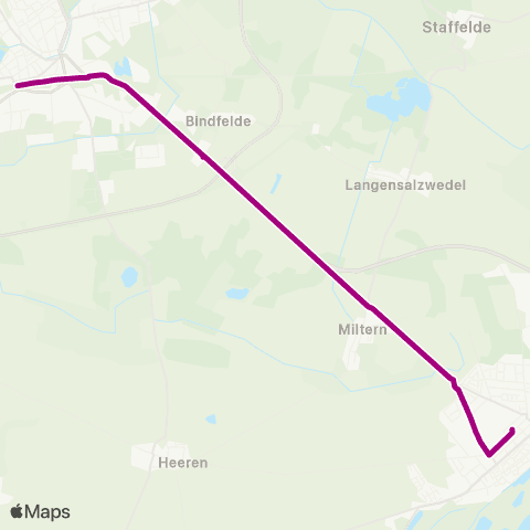 Hanseatische Eisenbahn  map