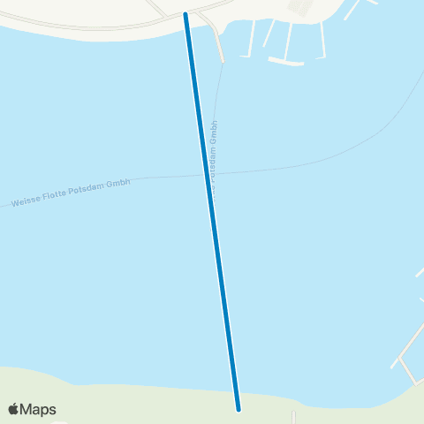 Verkehrsbetrieb Potsdam Hermannswerder ↔︎ Auf Dem Kiewitt map