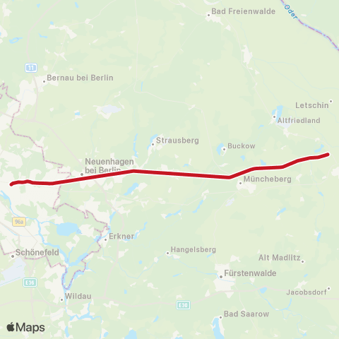 NEB Betriebsgesellschaft Seelow-Gusow, ↔︎ 🅢+🅤 Lichtenberg Bhf (Berlin) map
