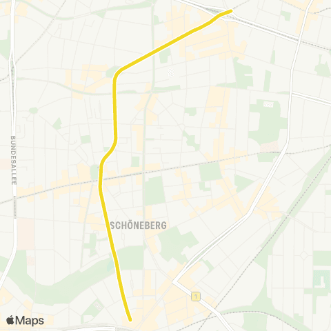 BVG 🅢+🅤 Innsbrucker Platz ↔︎ 🅤 Nollendorfplatz map