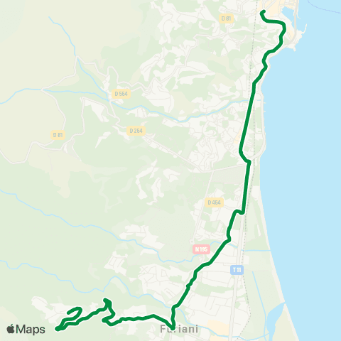 Via Bastia Furiani Village > Collèges de Bastia map