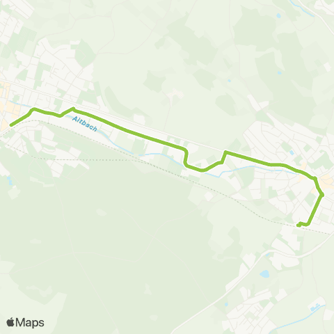 VBG - Verkehrsbetriebe Glattal Kloten, Bahnhof - Bassersdorf, Bahnhof map