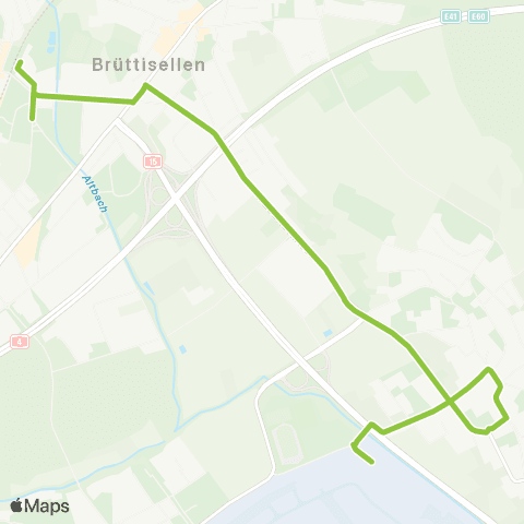 VBG - Verkehrsbetriebe Glattal Wangen b D'dorf, Flugsicherung - Dietlikon, Bahnhof/Bad map