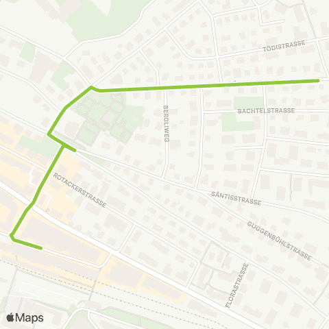 VBG - Verkehrsbetriebe Glattal Wallisellen, Bahnhof - Wallisellen, Schulhaus Bürgli map