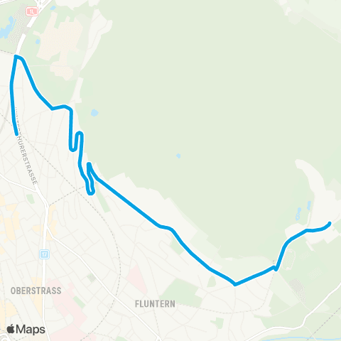 VBZ - Verkehrsbetriebe Zürich Zürich, Im Klösterli - Zürich, Letzistrasse map