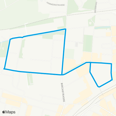 VBZ - Verkehrsbetriebe Zürich Zürich Oerlikon, Bahnhof Nord - Zürich Oerlikon, Bahnhof Nord map