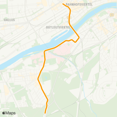 VGF Pl. Der Republik - Stadion Str.Nbahn map