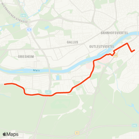 VGF Rheinlandstr. - Süd map