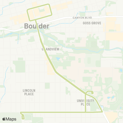 Via Park to Park map