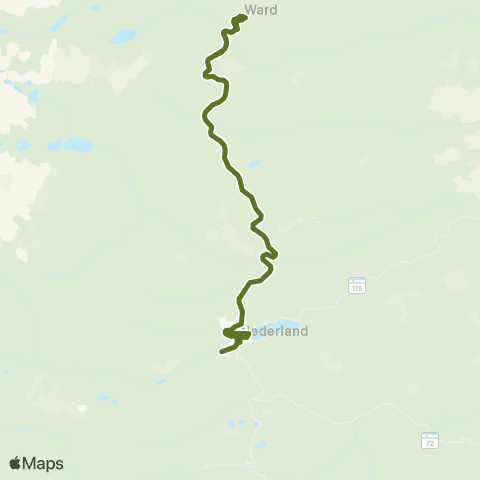 Via Mountain Rides map