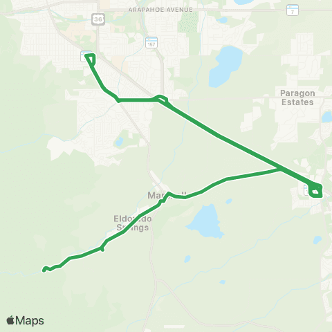 Via Eldo Shuttle map
