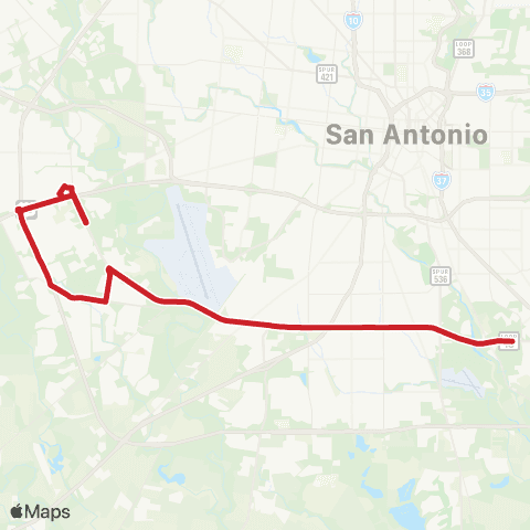 VIA Metropolitan Transit Primo Military map