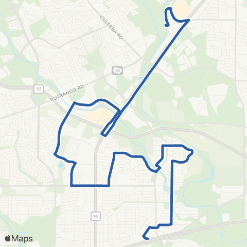 VIA Metropolitan Transit Kel-Lac / Westlakes / Ingram map