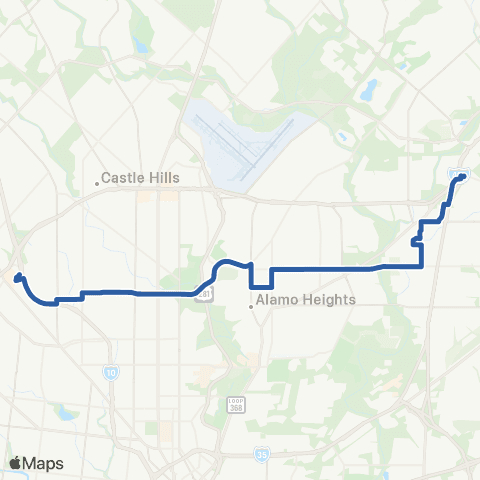 VIA Metropolitan Transit Basse map