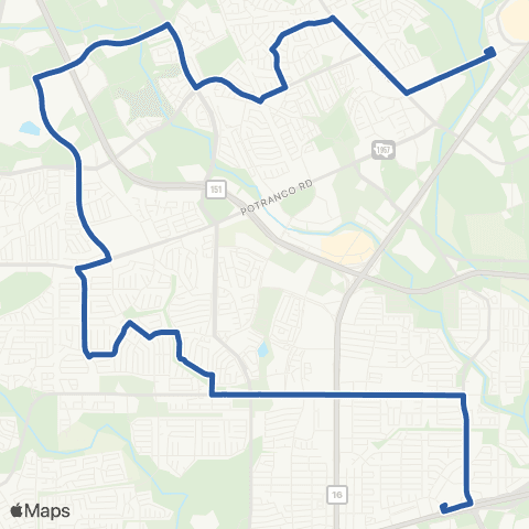 VIA Metropolitan Transit Ingram / Westover Hills / Kel-Lac map