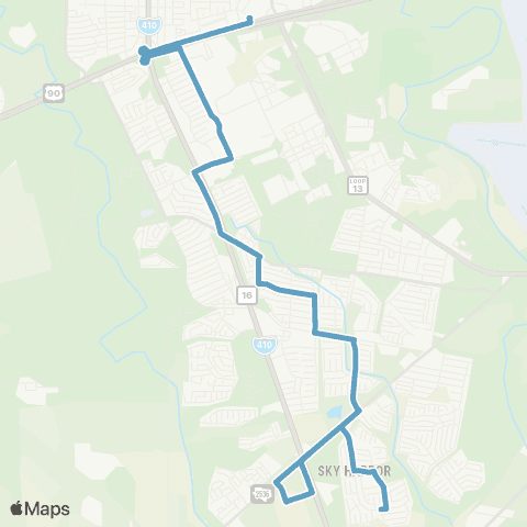 VIA Metropolitan Transit Sky Harbor / Kel-Lac map