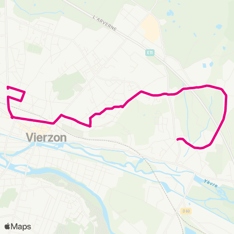 Le ViB Brisson - Croizat - Desroches map