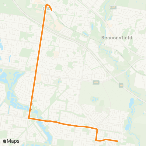 PTV - Public Transport Victoria Clyde North - Berwick Station map