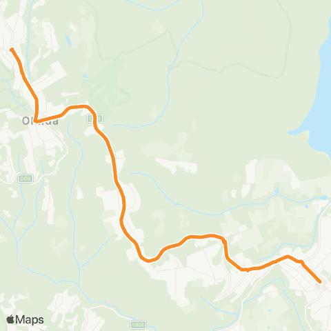 PTV - Public Transport Victoria Olinda - Monbulk map