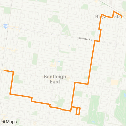 PTV - Public Transport Victoria Bentleigh - Oakleigh map