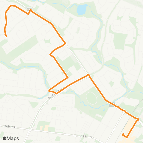 PTV - Public Transport Victoria Killara Heights - Sunbury Station map