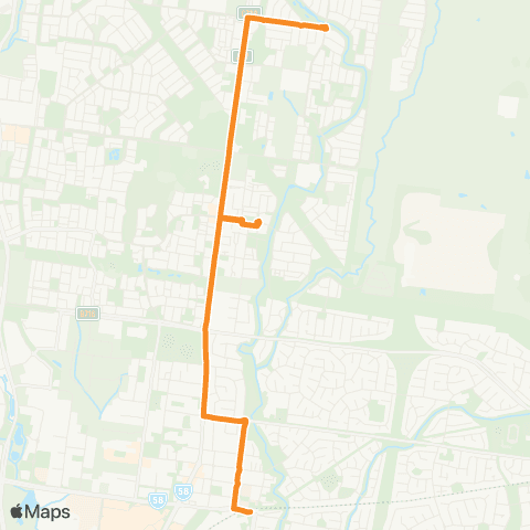PTV - Public Transport Victoria Wollert East - Epping Station map
