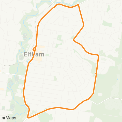 PTV - Public Transport Victoria Eltham Station map
