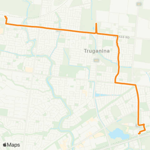 PTV - Public Transport Victoria Williams Landing Sta - Tarneit Sta map