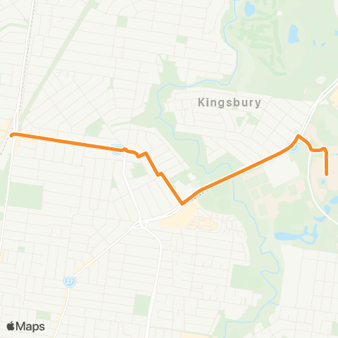 PTV - Public Transport Victoria Reservoir Station - La Trobe University map