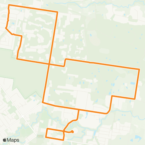 PTV - Public Transport Victoria Strathfieldsaye SC (Loop) map