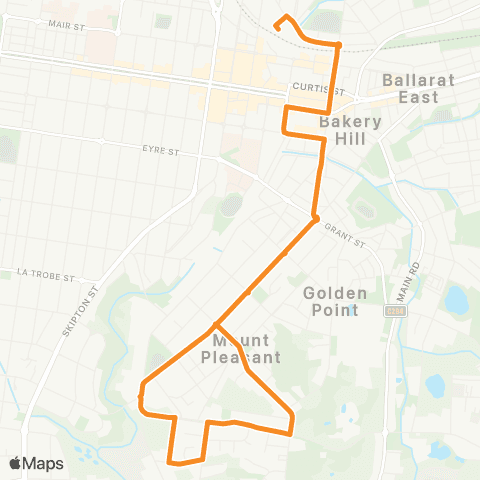 PTV - Public Transport Victoria Corio SC - North Shore map