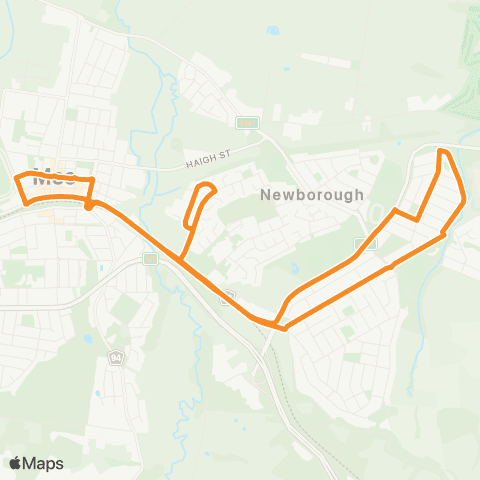 PTV - Public Transport Victoria Brown Hill - Ballarat Station map