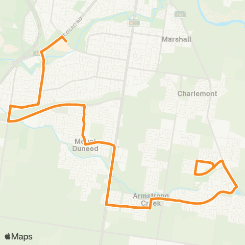 PTV - Public Transport Victoria Traralgon North map
