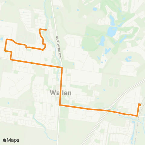 PTV - Public Transport Victoria Springridge - Wallan Station map