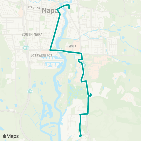The Vine Coombs / South Napa  map
