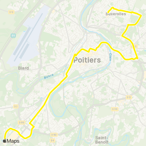 Vitalis Buxerolles Mairie-Poitiers Sud map