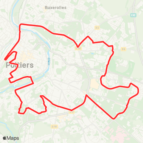 Vitalis Pictavienne Dimanche 2A map